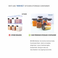 FreshLock Airtight Storage Container Set – 6 Pieces