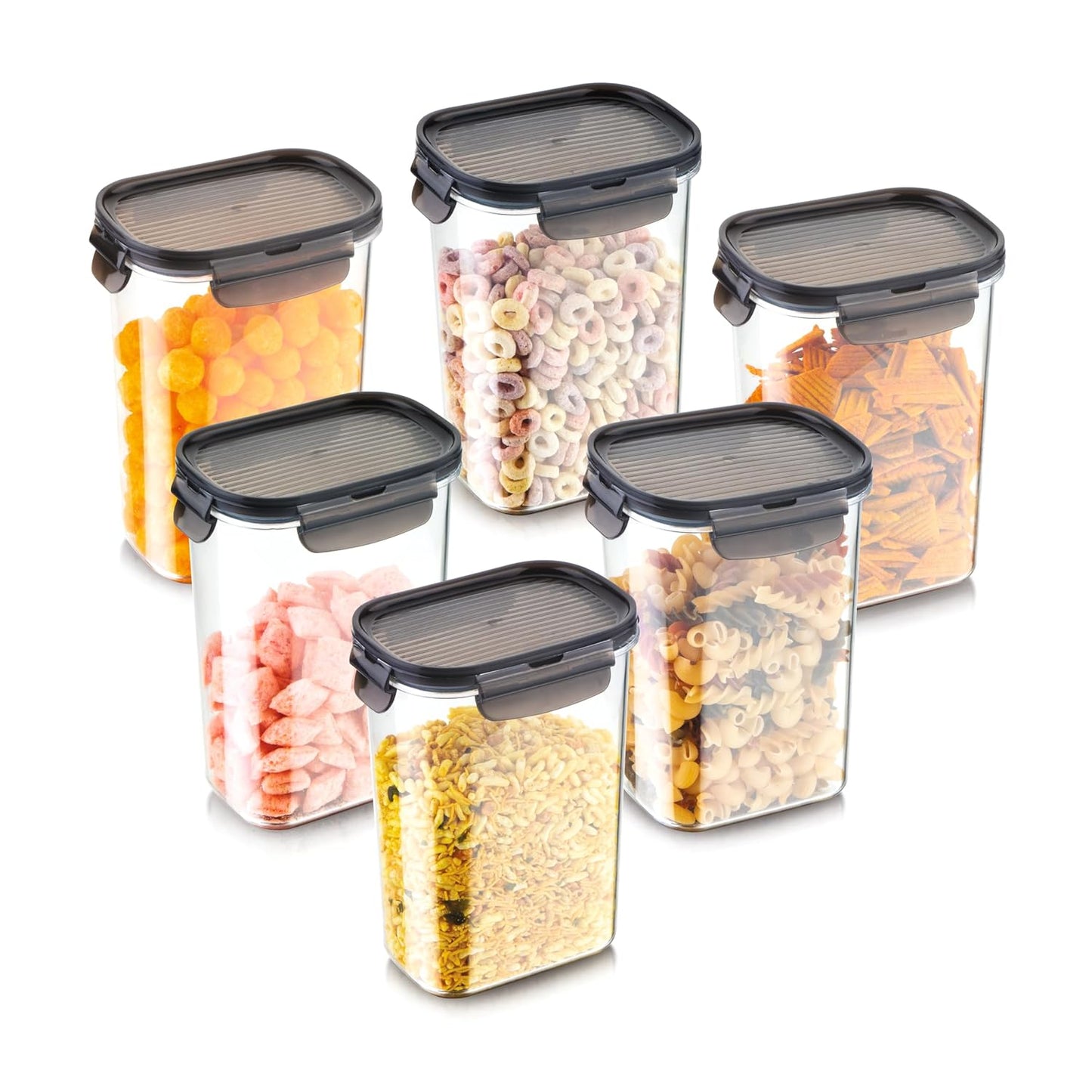 FreshLock Airtight Storage Container Set – 6 Pieces