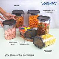 FreshLock Airtight Storage Container Set – 6 Pieces