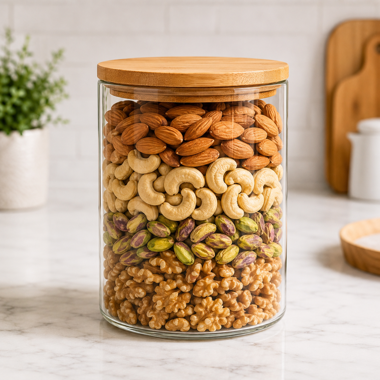 FreshGuard Dry Fruit & Snack Jar – 1500ml