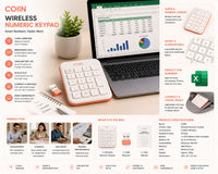 COIIN Wireless Numeric Keypad