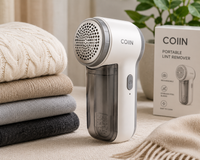 COIIN Portable Fabric Lint Remover – Rechargeable Clothes Shaver