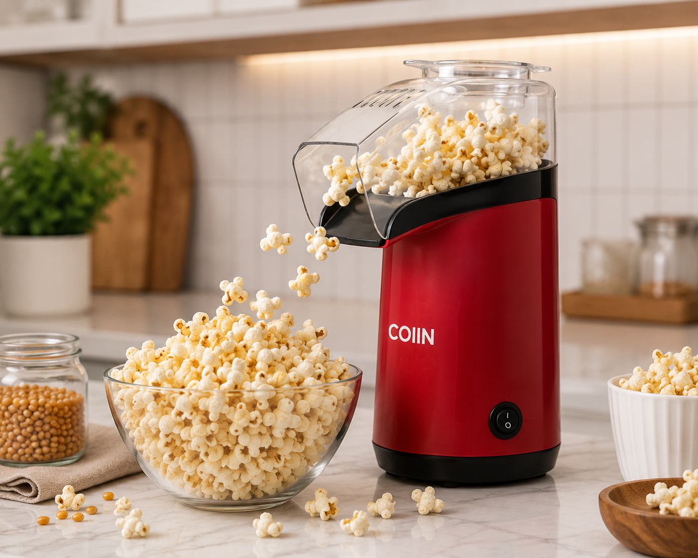 Hot Air Oil-Free Popcorn Maker