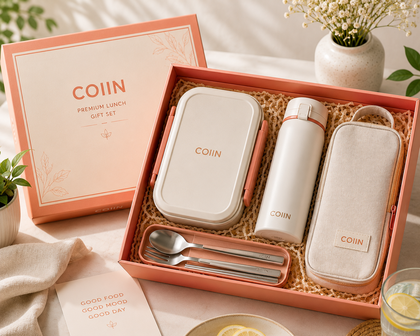 COIIN Premium Lunch Gift Set – Office & Travel Edition