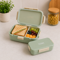 COIIN SandwichKeeper Lunch Box – Leakproof Sandwich & Snack Container