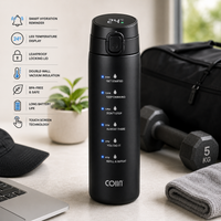 COIIN HydroTrack Smart Water Bottle – LED Hydration Reminder Bottle