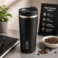 COIIN UrbanSip Travel Coffee Tumbler – Vacuum Insulated Coffee Mug