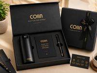COIIN Smart Temperature Bottle Gift Set – Premium Executive Hydration Box