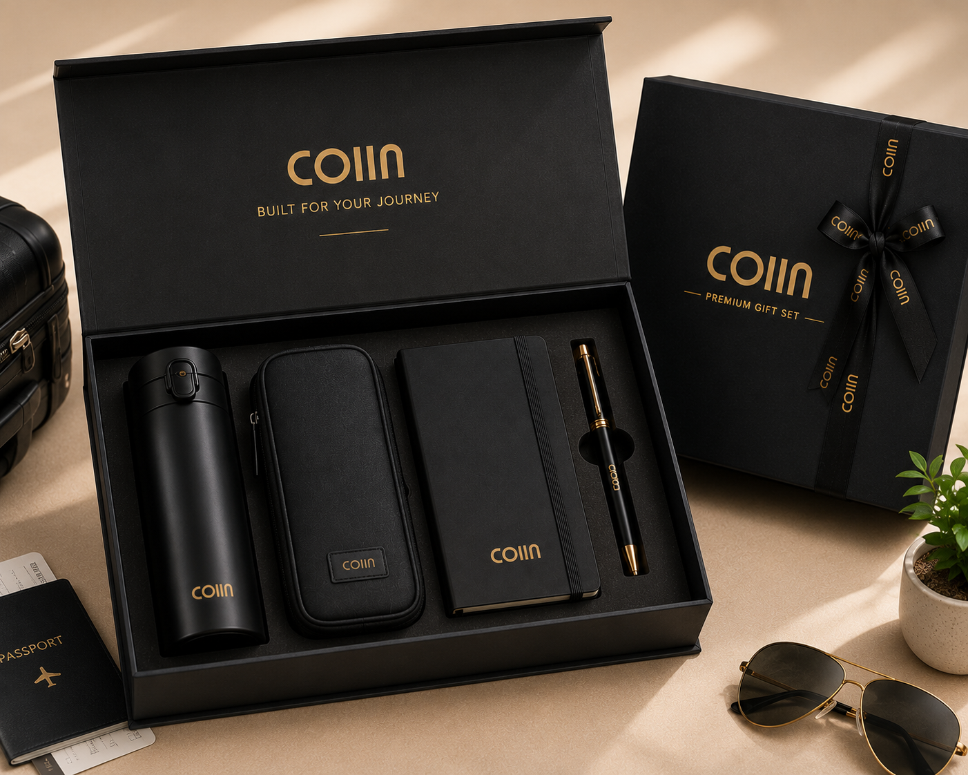 COIIN Travel Companion Gift Set – Premium Executive Travel Kit