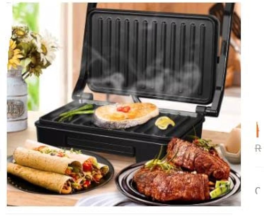 Sandwich Maker – Non-Stick Grill Plates