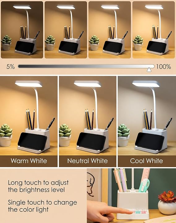 USB Rechargeable Desk Lamp